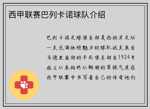 西甲联赛巴列卡诺球队介绍